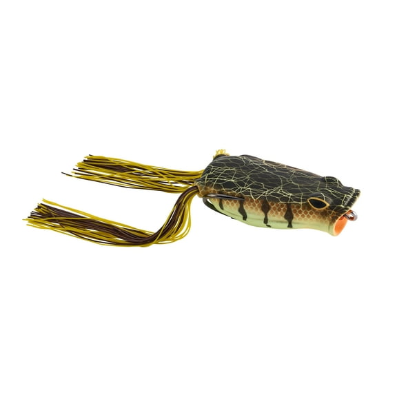 Berkley Swamp Lord Popping Hollow Body Frog, 2/3 oz, Chartreuse Perch