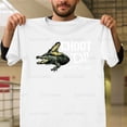 thumbnail image 1 of Swamp People Choot 'Em Alligator Funny Retro Vintage TV Show Graphic G268 Unisex T-Shirt, Up to Size 5XL, 1 of 2