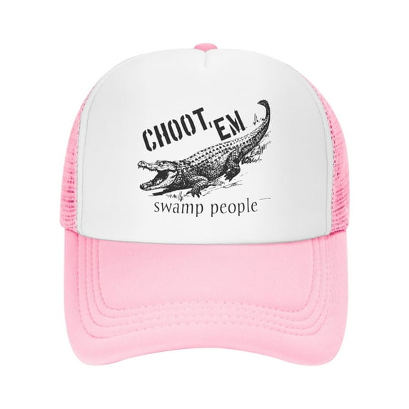 Swamp People Mesh Hat Baseball Cap Dad Hat Classic Adjustable Denim Hat Trucker Dad Cap Outdoor Sport Hats Mens Womens