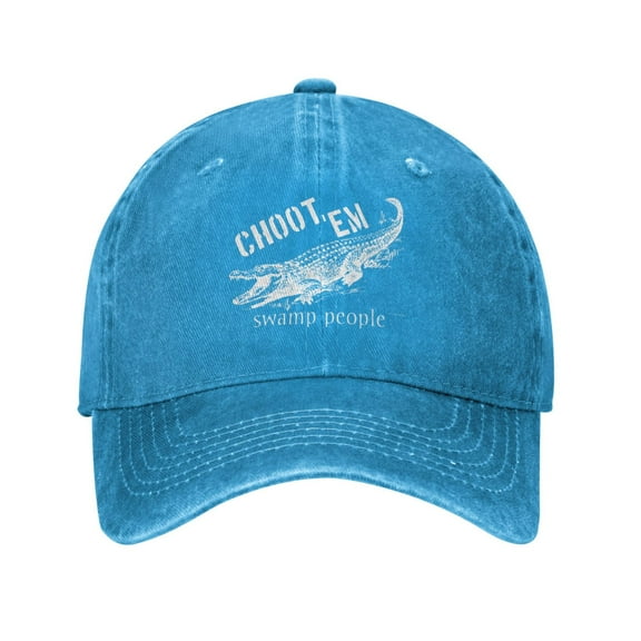 Swamp People Mesh Hat Baseball Cap Dad Hat Classic Adjustable Denim Hat Trucker Dad Cap Outdoor Sport Hats Mens Womens