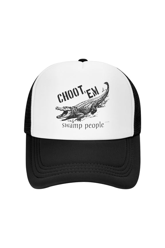 Swamp People Mesh Hat Baseball Cap Dad Hat Classic Adjustable Denim Hat Trucker Dad Cap Outdoor Sport Hats Mens Womens