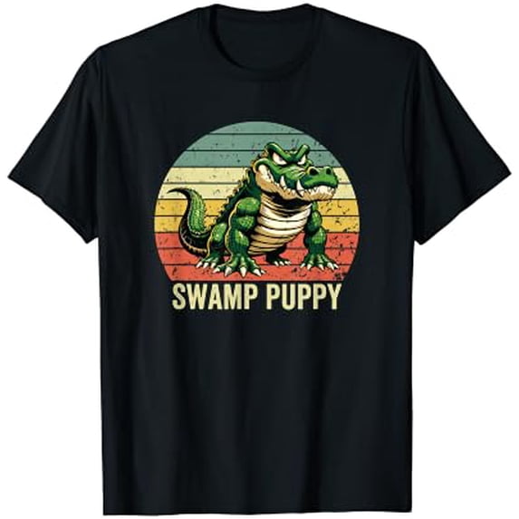 Swamp Puppy Vintage Sunset, Angry Alligator, Swamp Puppy T-Shirt ...