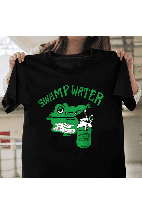 Swamp Water Chartreuse Cool Music Retro Vintage Style Cocktail Drink Art V60668 Unisex T-Shirt, Size Up to 5XL