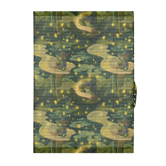 Swamp Wizard Frogs Door Curtain Blackout Thermal Insulated Door Side Curtain Panels Privacy 25x40in