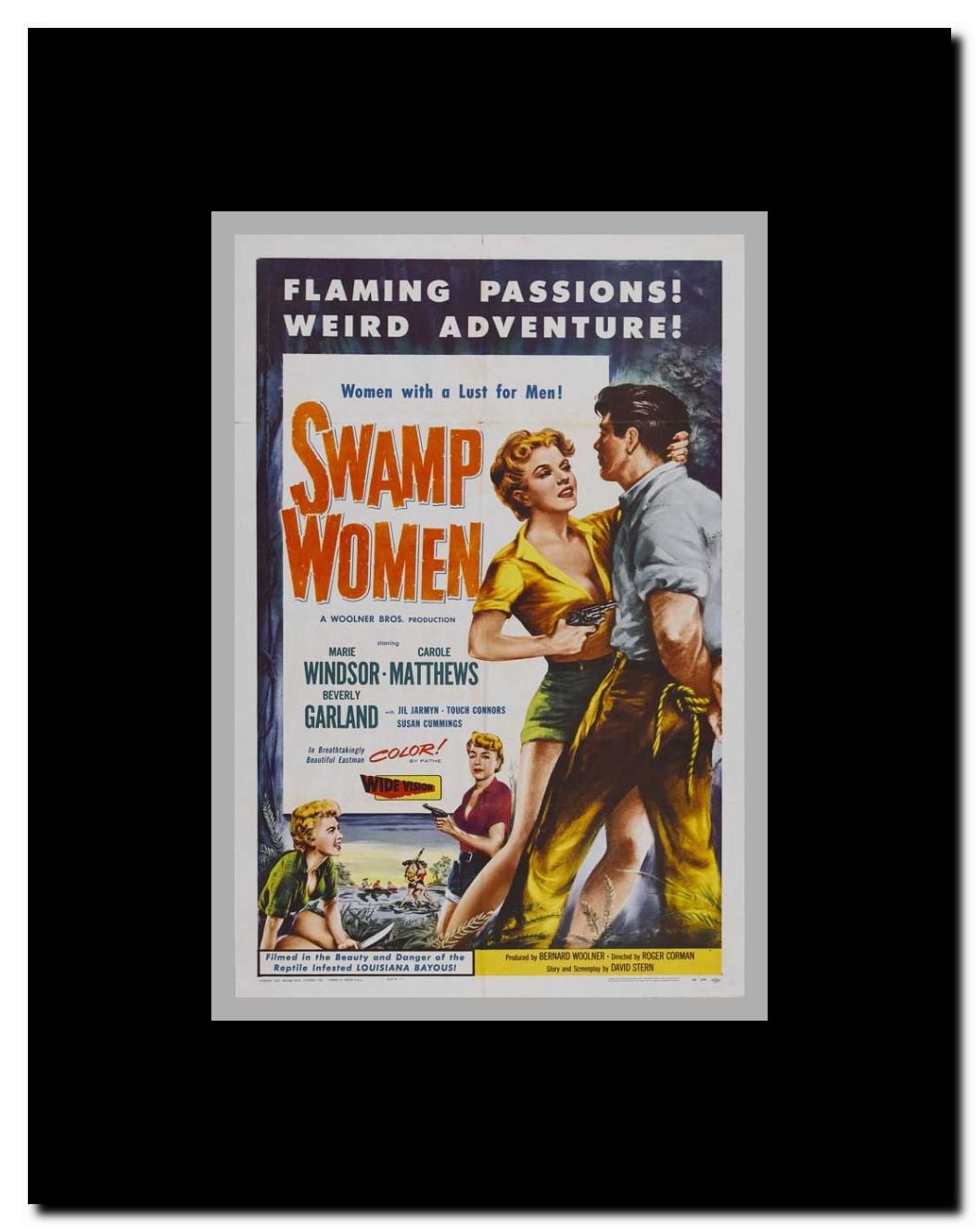Swamp Women Framed Movie Poster
