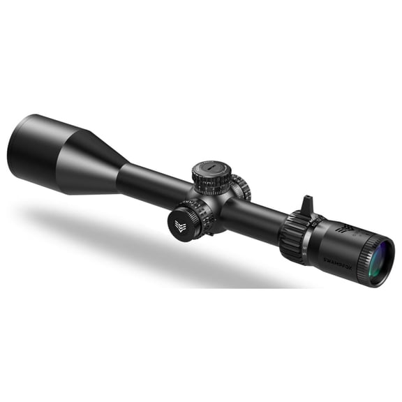 Swampfox Kentucky Long 2-12x44 Rifle Scope, 0.25 MOA, Sharpshooter MOA Reticle, First Focal Plane, Matte Black, 30mm