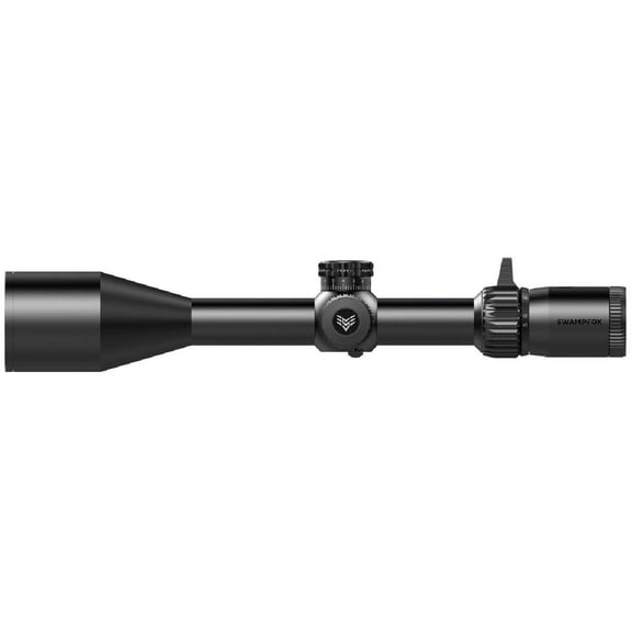 Swampfox Kentucky Long 4-24x50mm Rifle Scope, 30mm Tube, First Focal Plane, Sharpshooter MIL, MOA, Black