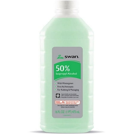 Swan 50% Wintergreen Isopropyl Alcohol, 16 Oz.