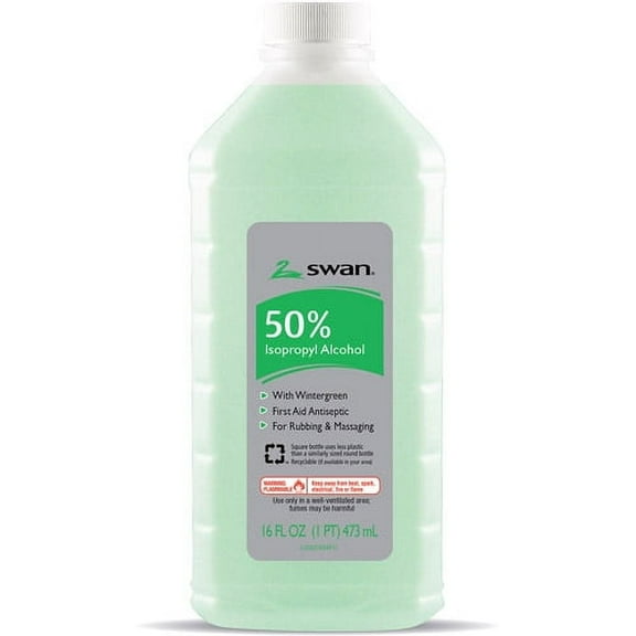 Swan 50% Wintergreen Isopropyl Alcohol, 16 Oz.