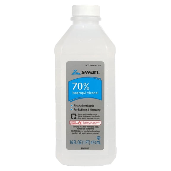 Swan 70% Isopropyl Alcohol, 16-oz |1-Pack