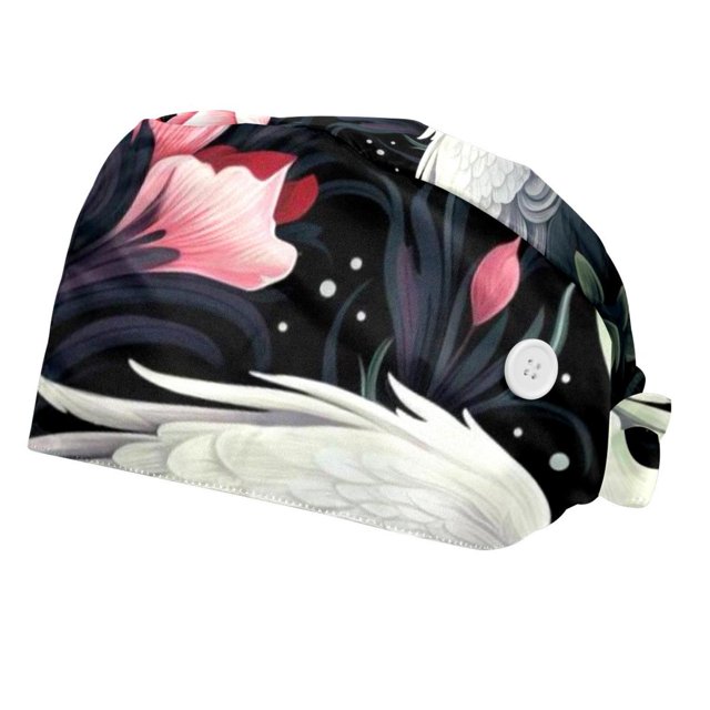 Swan Adjustable Working Caps, Working Caps for Women Men,2 Packs