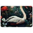 thumbnail image 1 of Swan Area Rugs: Polyester Non-Slip Kitchen Mat Office Rug - Machine Washable, 1 of 6