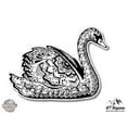 thumbnail image 1 of Swan Beautiful Design Mandala Henna - 5" Vinyl Sticker - For Car Laptop I-Pad - Waterproof Decal, 1 of 1