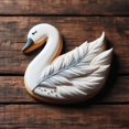 thumbnail image 1 of Swan Bird 3.75'' Cookie Cutter Metal Animal Nutcracker Ballet, 1 of 6