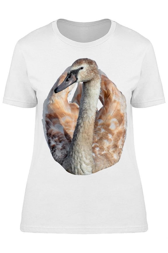 Swan Bird Close-up T-Shirt Women -Image by Shutterstock, Female Small
