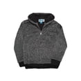 thumbnail image 1 of Swan Boy's Full-Zip Sherpa-Lined Hoodie Jacket with Pockets (1-Pack), 1 of 4
