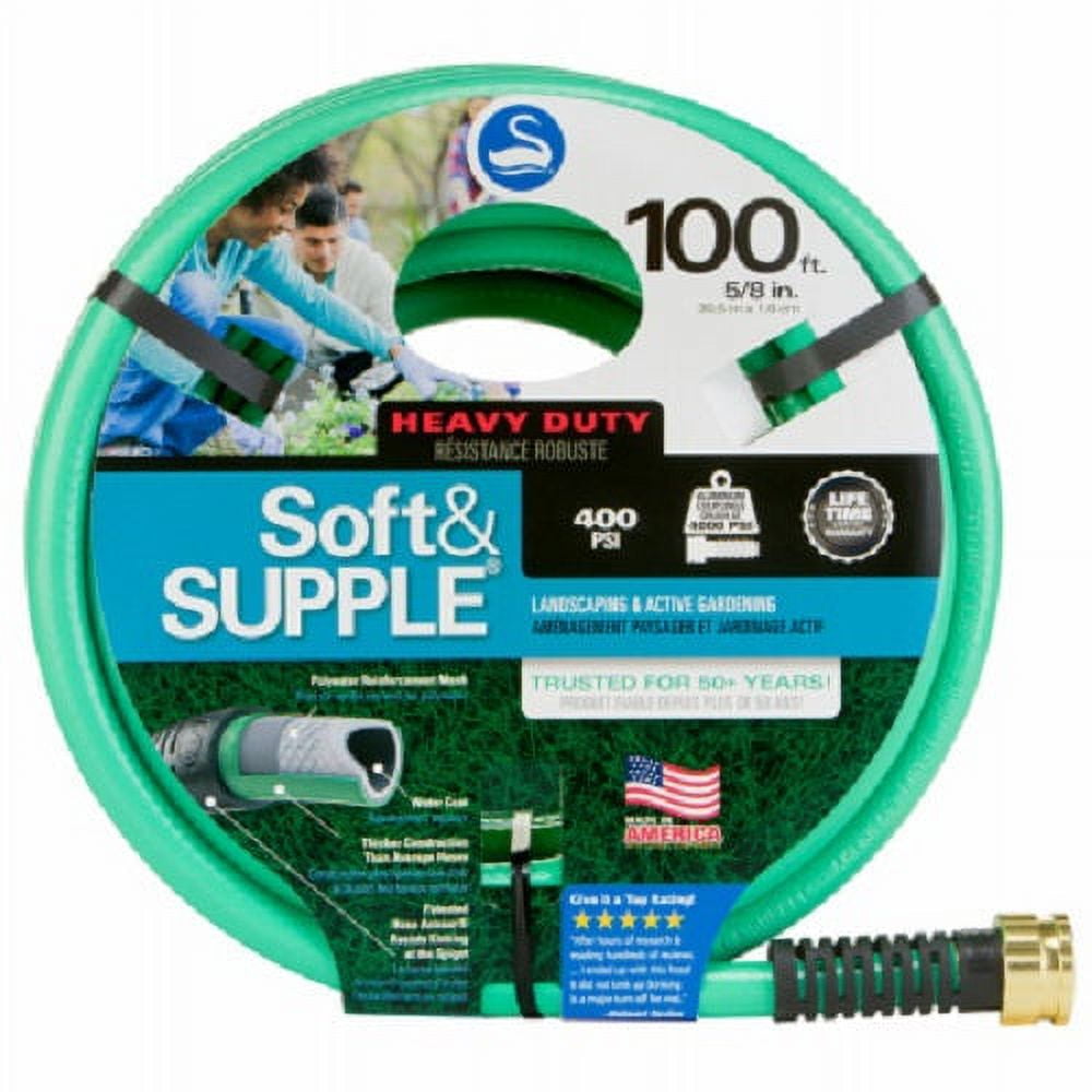 Swan Csnss58100 Soft And Supple 58 X 100 Heavy Duty Garden Hose Quantity Of 1 Deal