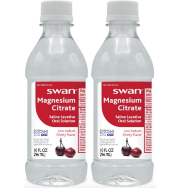 Swan Cherry Magnesium Citrate Oral Solution Low Sodium 10 Oz.,(296ML