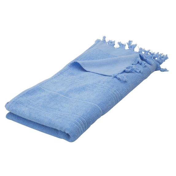 Swan Comfort Luxury Turkish Cotton Bath Towel Ultra Absorbent and Soft 73" x 35.5" - Light Blue