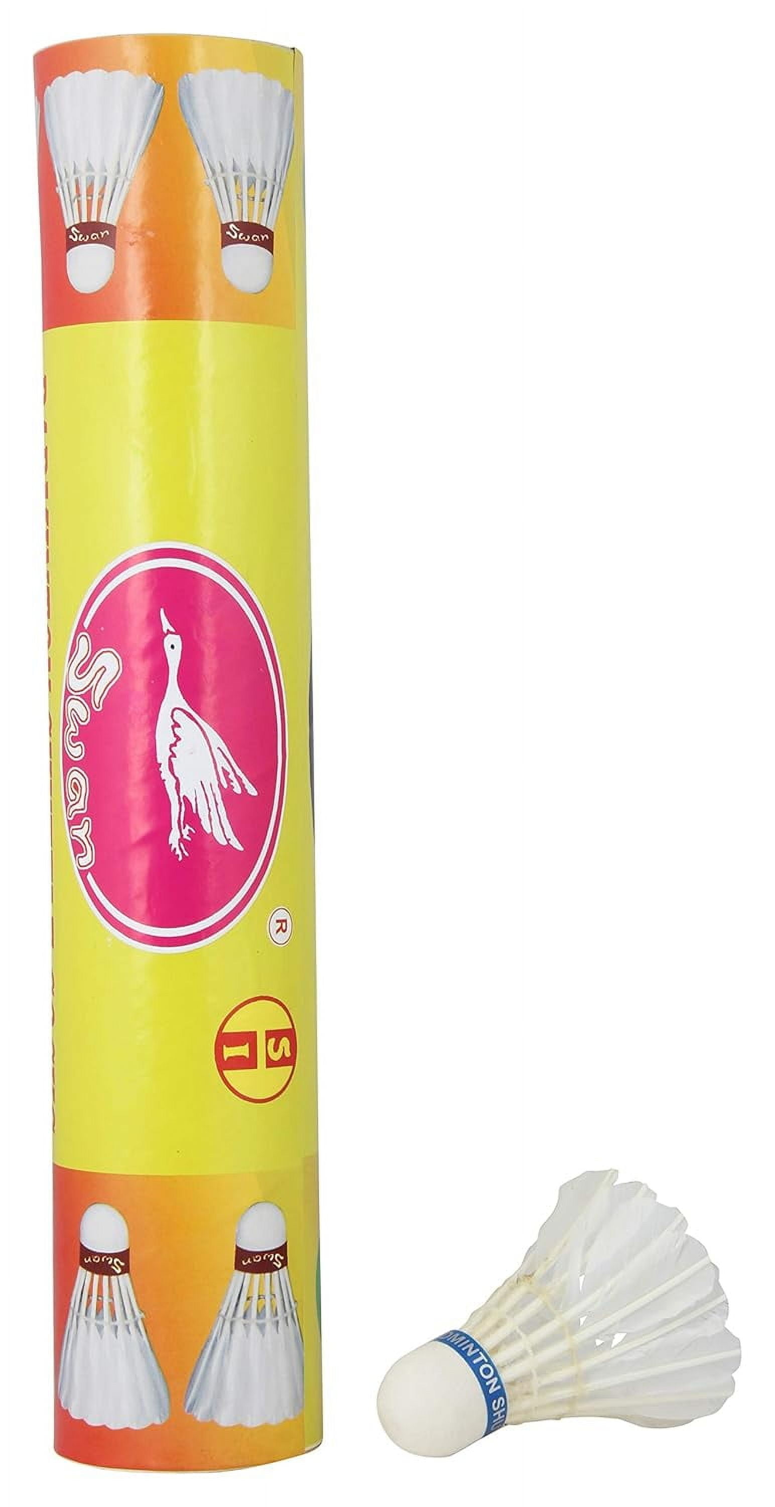 Swan Cork & Feather Badminton Shuttlecock , Made From Good Quality Duck ...