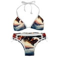 thumbnail image 1 of Swan Detachable Sponge Adjustable Strap Bikini Set 2-Pack Swimwear Swimsuit.SceneManagement Beach Pool Party Vacation., 1 of 6