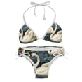 thumbnail image 1 of Swan Detachable Sponge Adjustable Strap Bikini Set, Two-Pack Swim Suits for Versatile Swim Wear Looks, 1 of 6