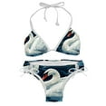 thumbnail image 1 of Swan Detachable Sponge Adjustable Strap Bikini Set - Two-Pack for Beach and Pool Swimwear, 1 of 6