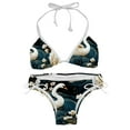thumbnail image 1 of Swan Detachable Sponge Bikini Set | Adjustable Strap One-Piece Swimsuits, Two-Pack, 1 of 6