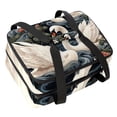 thumbnail image 1 of Swan Double Layer Insulated Lunch Bag with Two Compartments, Large Capacity, Hand Carry, 7.1x11.4x16.1 Inches, 1 of 6