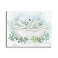 thumbnail image 1 of Swan Duo Bathtub Botanicals Animals & Insects Graphic Art Gallery Wrapped Canvas Print Wall Art, 1 of 7