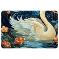 thumbnail image 1 of Swan Elegant Polyester Indoor Rug, Non-Slip Chair Rug, Machine Washable Floor Rugs, 1 of 6