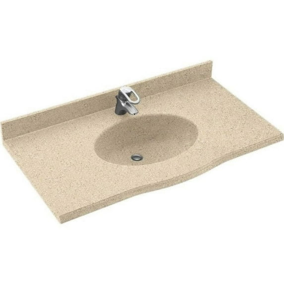 Swan Europa Solid Surface 49'' Single Bathroom Vanity Top