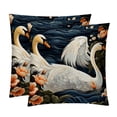 thumbnail image 1 of Swan Exclusive Velvet Throw Pillow Inserts Set of 2 with Unique Patterns - 16x16, 18x18, 20x20 Inches for Pillow Covers and Decorative Pillows for Home, 1 of 6