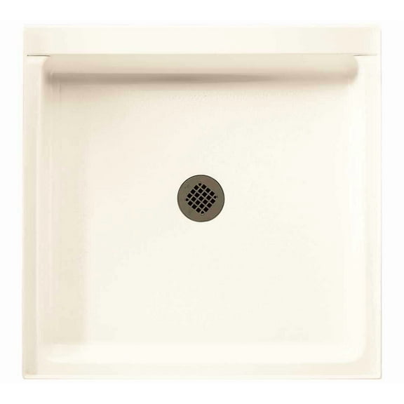 Swan FF03636MD.010 Veritek 36 in. x 36 in. Single Threshold Shower Pan in White