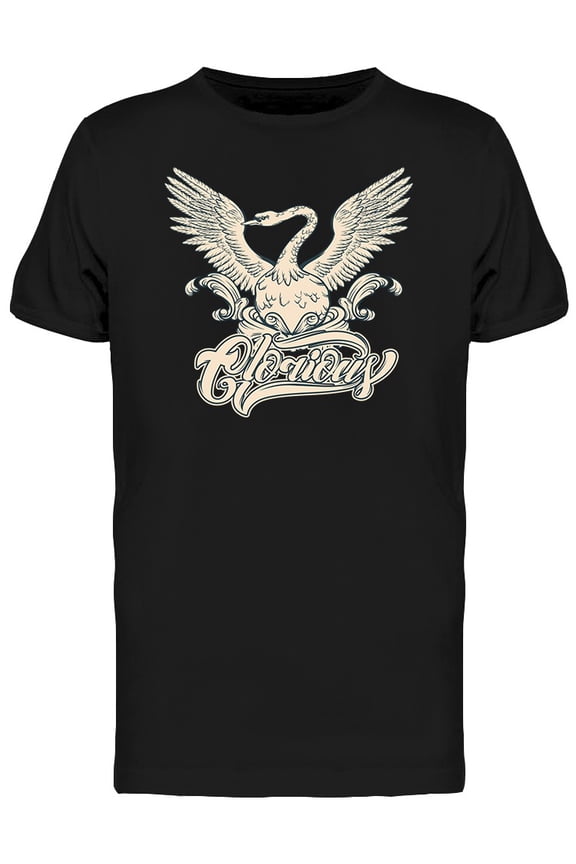 Swan Glorious T-Shirt Men -Image by Shutterstock, Male 3X-Large