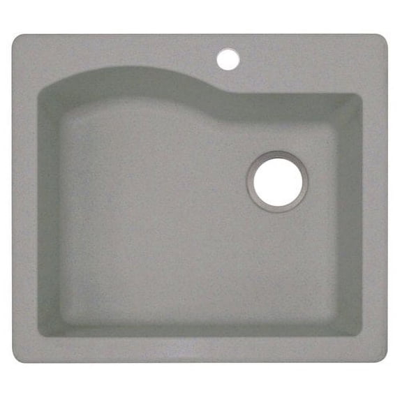 Swan Granite 25'' x 22'' Drop-In Kitchen Sink