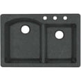 thumbnail image 1 of Swan Granite Dual Mount Kitchen Sink (22" x 33") with 3 Faucet Holes, 1 of 1