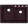 thumbnail image 1 of Swan Granite Dual Mount Kitchen Sink (22" x 33") with 4 Faucet Holes, 1 of 1