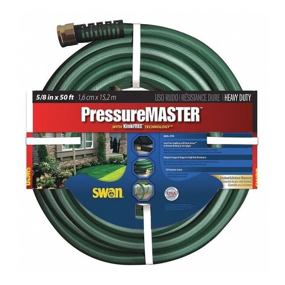 Swan House SN7958050 5/8 in x 50' Kink Free Heavy Duty Hose