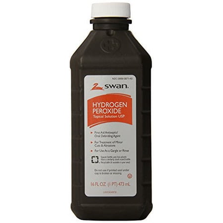 Swan Hydrogen Peroxide Antiseptic Topical Solution, 16 Fluid Ounce