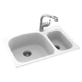 thumbnail image 1 of Swan KSLS-3322-010 33" x 22" Swanstone Double-Basin Dual Mount Kitchen Sink, Available in Various Colors, 1 of 2
