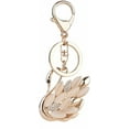 thumbnail image 1 of Swan Keychain Bling Keychains for Women Car Decor Women Keychain Swan Wallet Keychain Keychains for Backpacks European and American Miss Zinc Alloy Rhinestone Decoration, 1 of 5