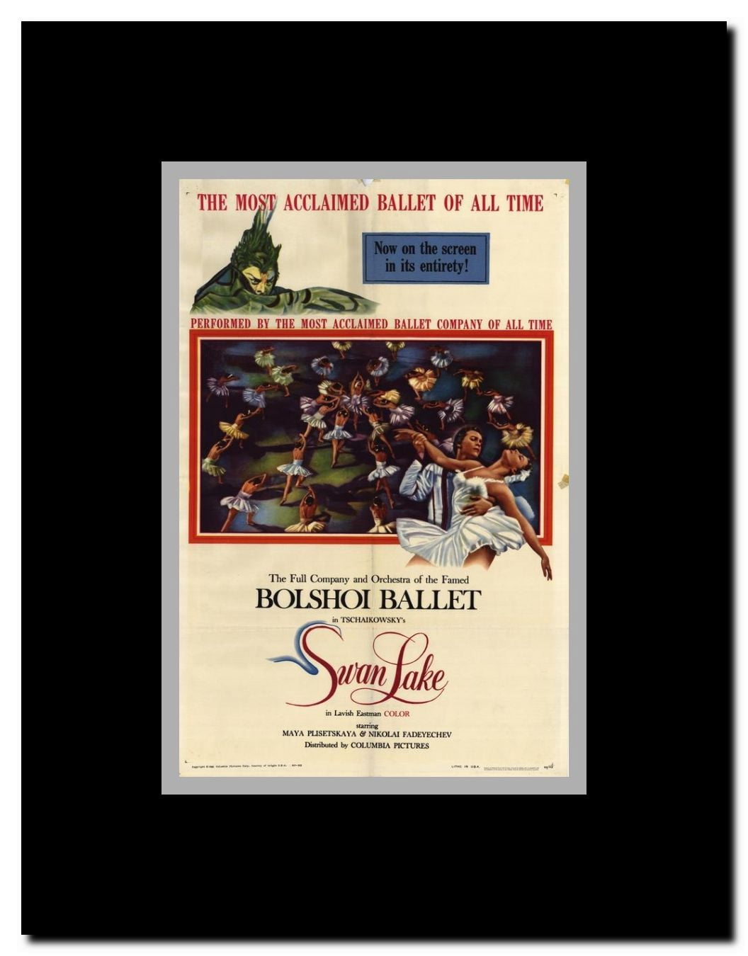 Swan Lake Framed Movie Poster