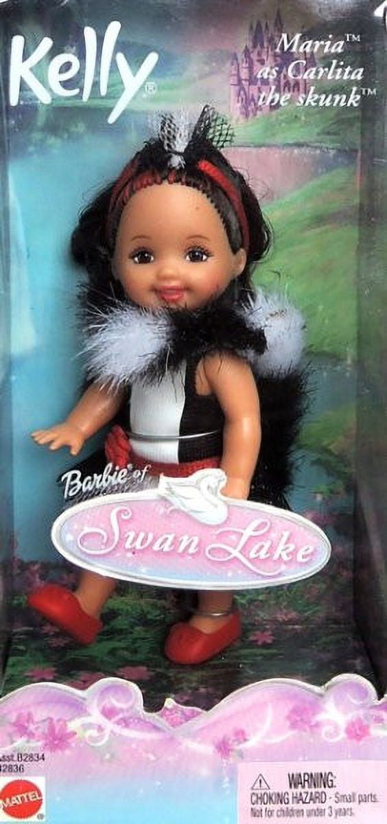 Swan Lake Maria as Carlita the Skunk Kelly Barbie Doll 2003 Mattel B2834 NEW