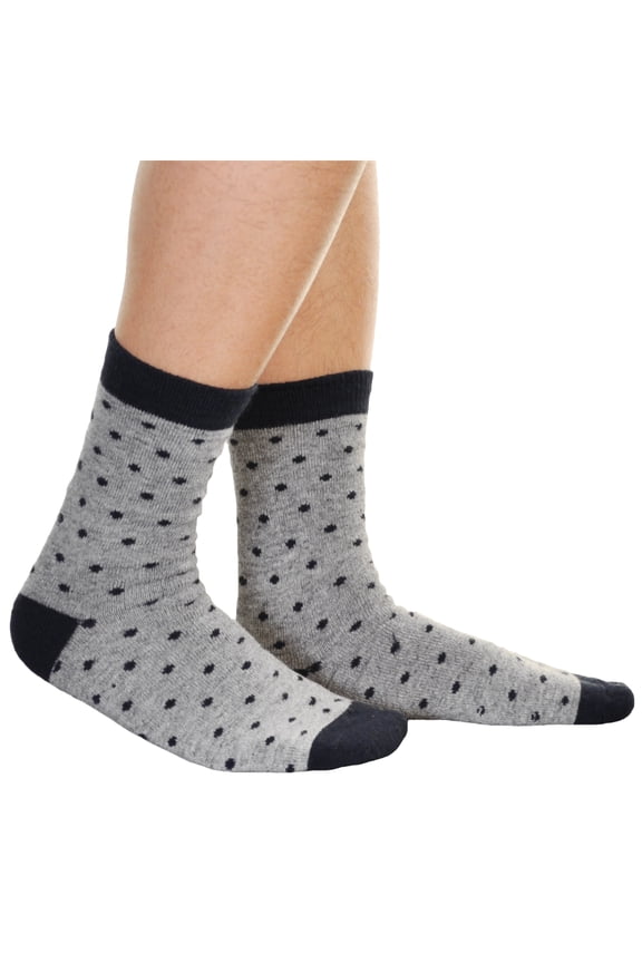 Men's Wool Blend Crew Socks (6-Pairs)