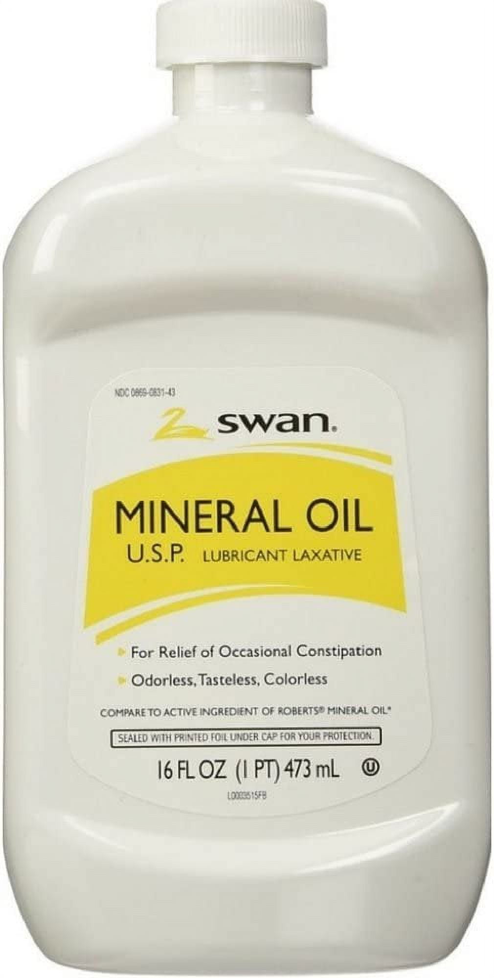 Swan Mineral Oil - Liquid Lubricant - 16 Oz - Walmart.com