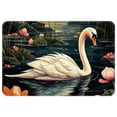 thumbnail image 1 of Swan Non-Slip Machine Washable Polyester Kitchen Mat Indoor Rug Kitchen Rug, 1 of 6