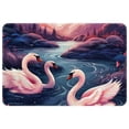 thumbnail image 1 of Swan Non-Slip Polyester Door Carpet Kitchen Mat Door Mat, Machine Washable, 1 of 6