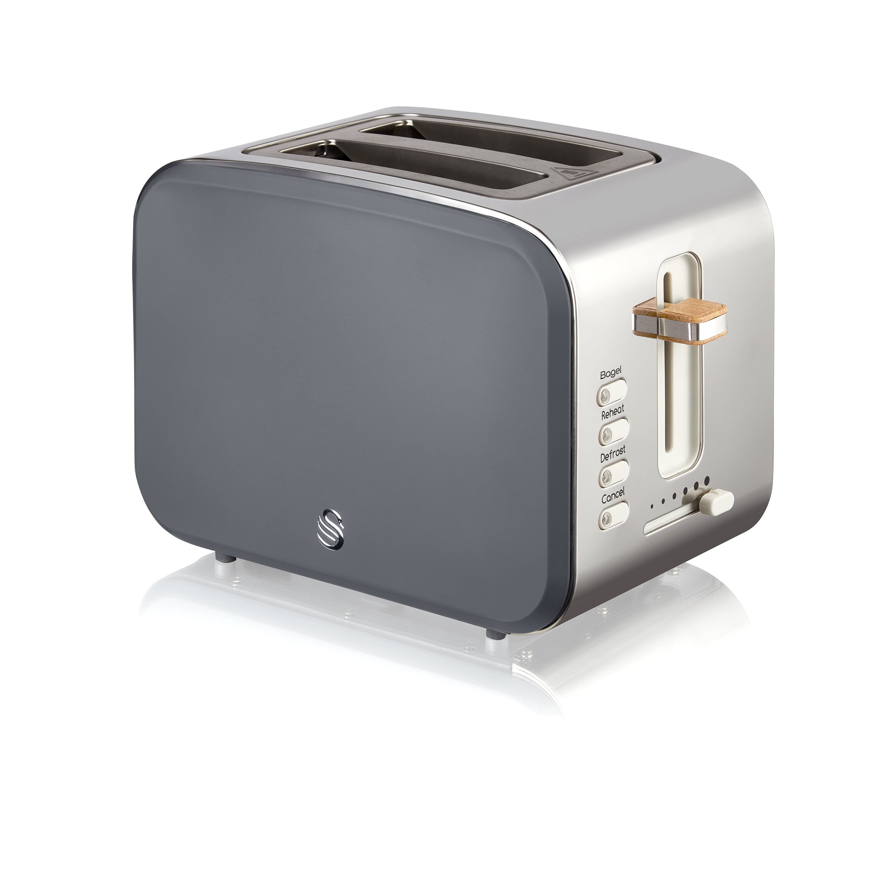 Saltonundefined Nordic Toaster 2 Slice, 3 Modes with 6 Power Settings, Slim  Scandinavian Design Runs on 900 Watts, Matte Cotton White - Bed Bath &  Beyond - 37523632