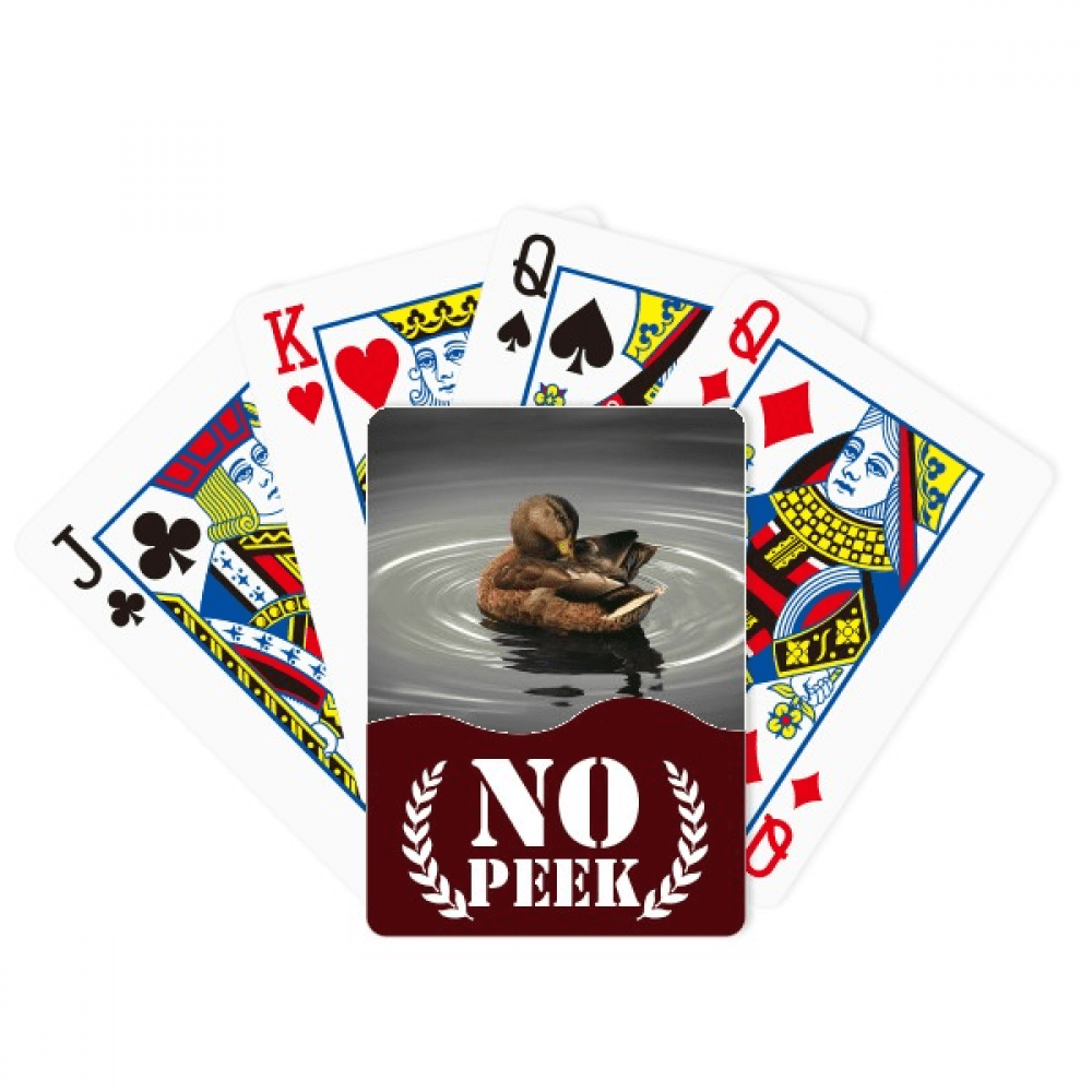 Swan Organism Animal Photography Peek Poker Playing Card Private Game Walmart